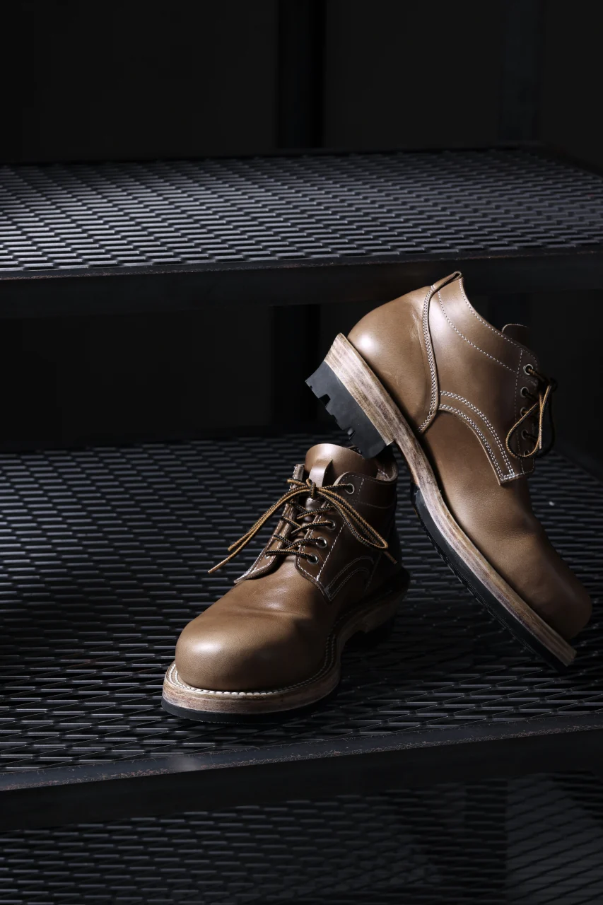Portaille x LOOM exclusive DOUBLE STITCHED WELT WORKING DERBY / HORWEEN CHROMEXCEL (NATURAL) - Image 36