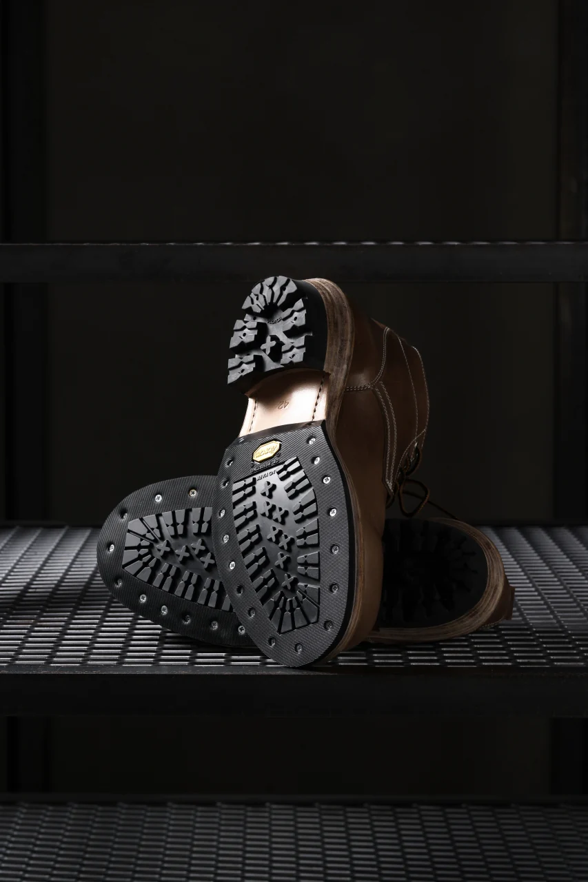 Portaille x LOOM exclusive DOUBLE STITCHED WELT WORKING DERBY / HORWEEN CHROMEXCEL (NATURAL) - Image 37