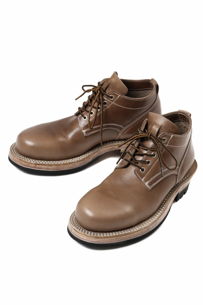 Portaille x LOOM exclusive DOUBLE STITCHED WELT WORKING DERBY / HORWEEN CHROMEXCEL (NATURAL) - Image 4