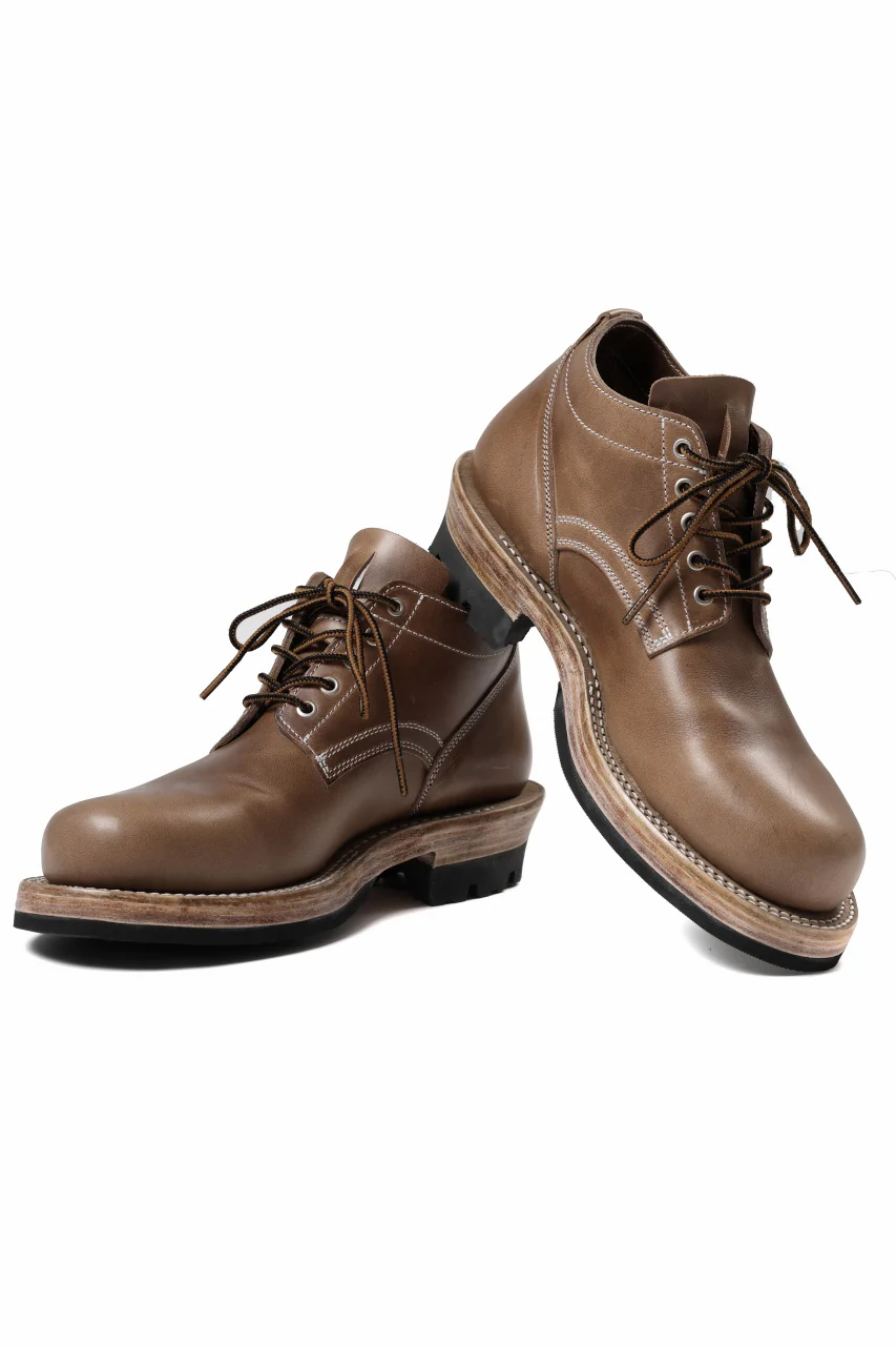 Portaille x LOOM exclusive DOUBLE STITCHED WELT WORKING DERBY / HORWEEN CHROMEXCEL (NATURAL) - Image 5