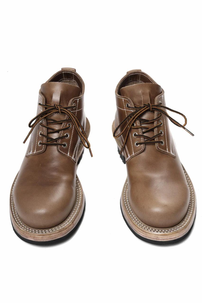 Portaille x LOOM exclusive DOUBLE STITCHED WELT WORKING DERBY / HORWEEN CHROMEXCEL (NATURAL) - Image 6