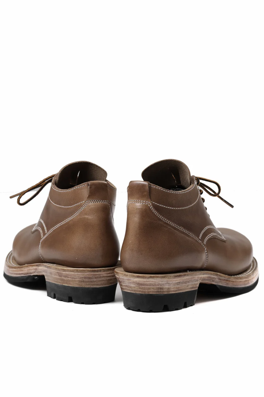 Portaille x LOOM exclusive DOUBLE STITCHED WELT WORKING DERBY / HORWEEN CHROMEXCEL (NATURAL) - Image 9