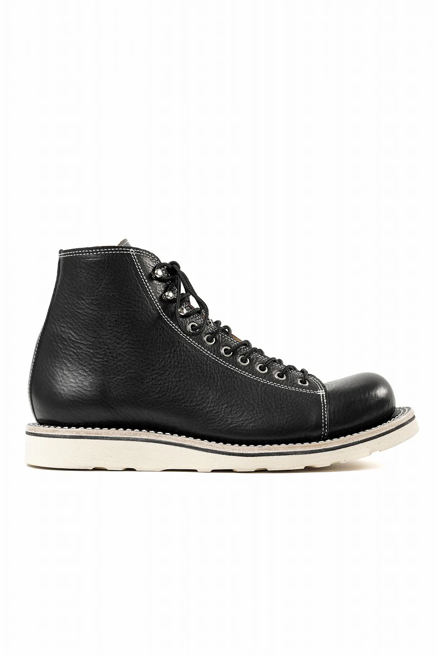Portaille x LOOM exclusive MONKEY LACE UP SHOES / TOSCANO VOLANATO (BLACK x WHITE) - Image 14