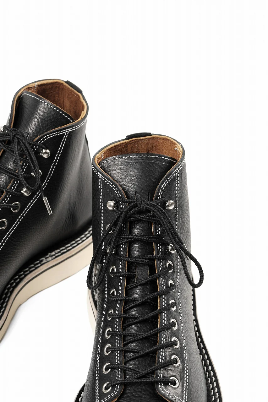 Portaille x LOOM exclusive MONKEY LACE UP SHOES / TOSCANO VOLANATO (BLACK x WHITE) - Image 15