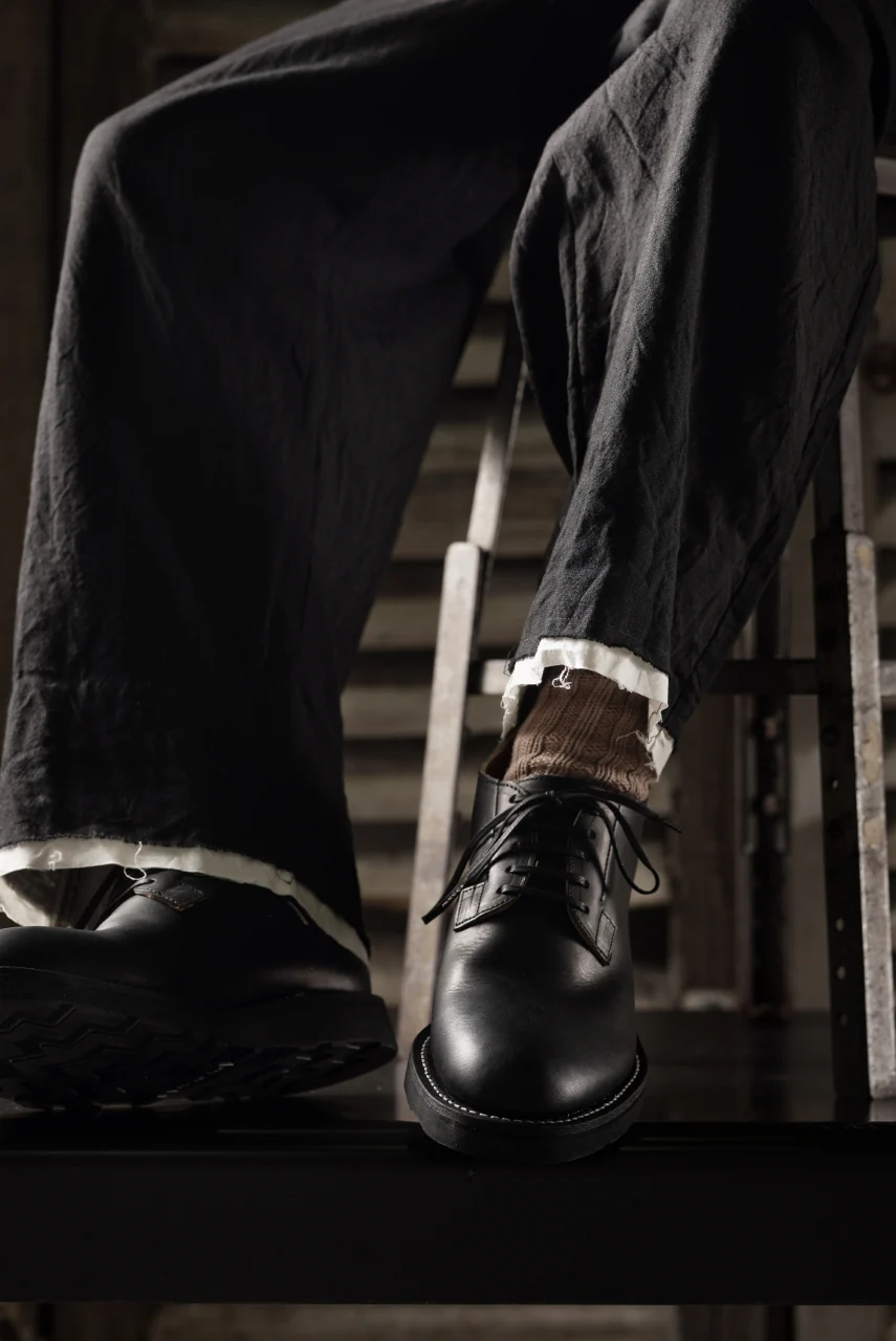 Portaille x N/07 exclusive POSTMAN SHOES / GUIDI FIORE (BLACK) - Image 29
