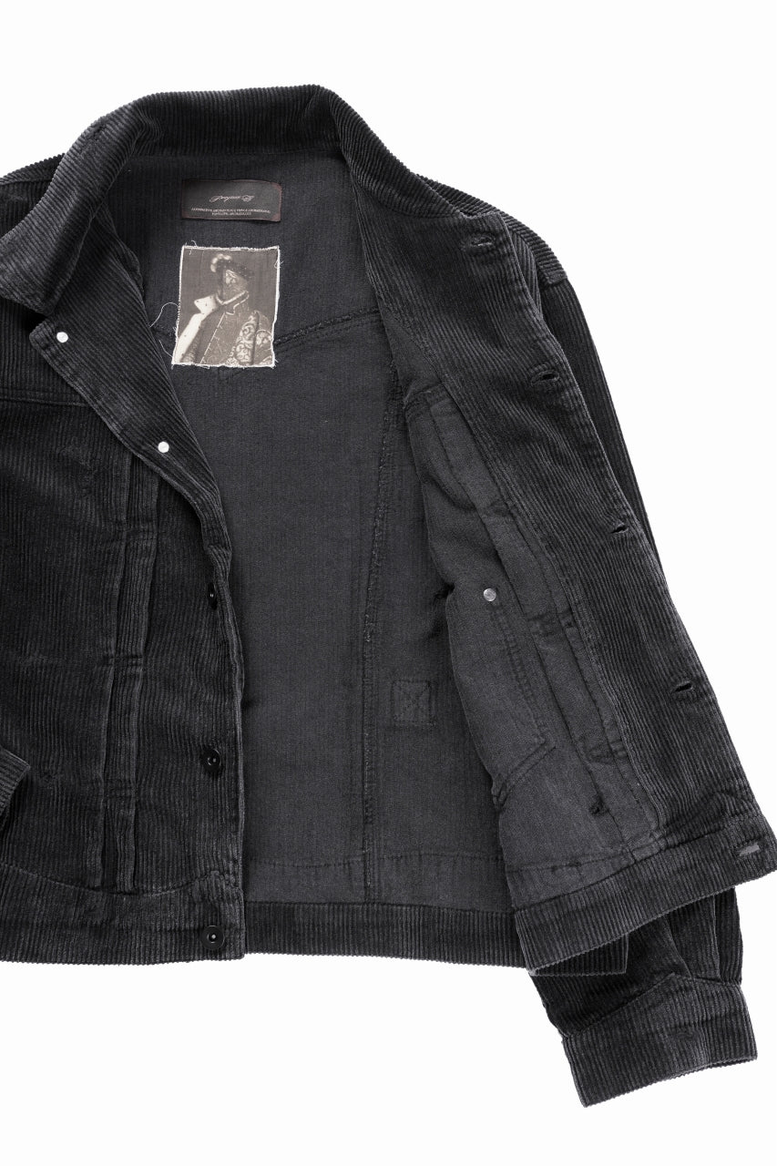 Professor.E AGED CORDUROY JACKET (AGED BLACK) - Image 14