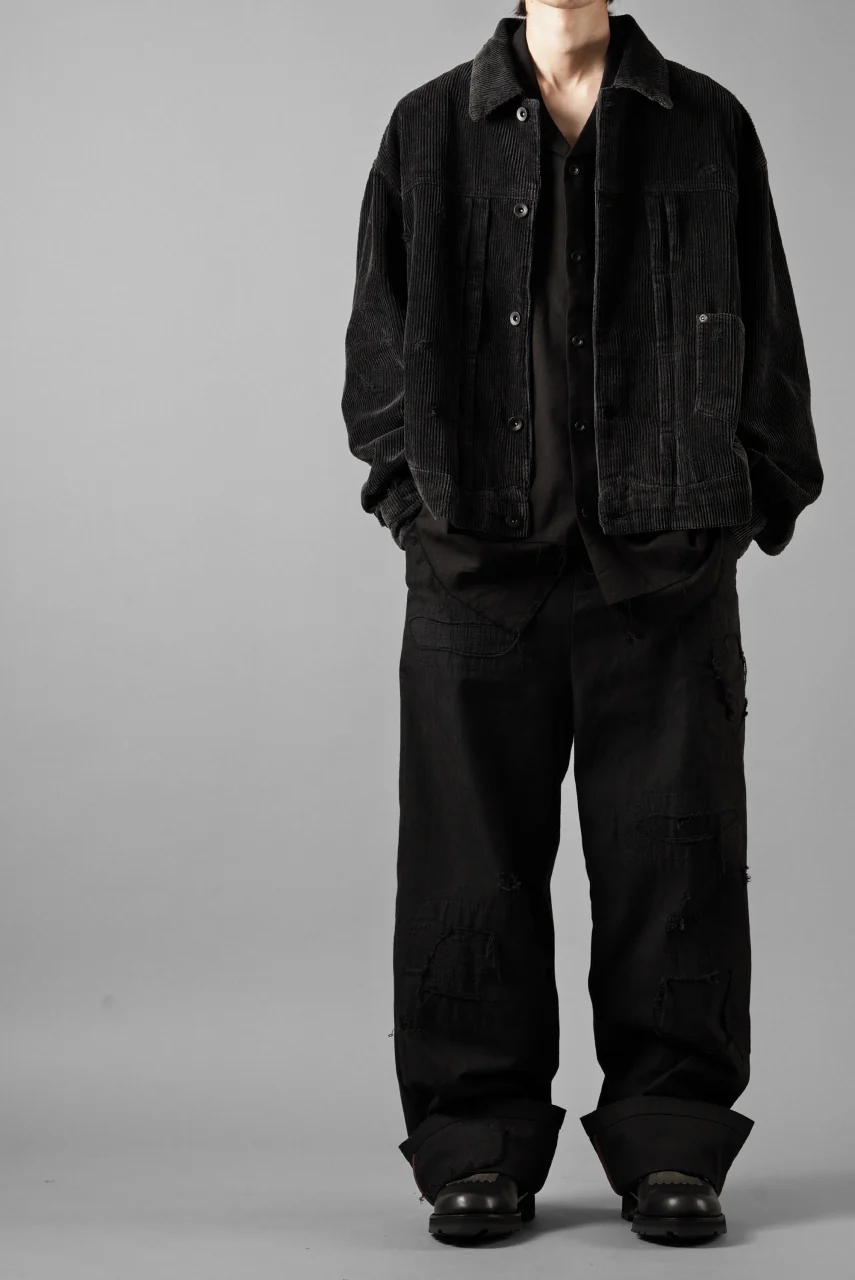 Professor.E AGED CORDUROY JACKET (AGED BLACK) - Image 19