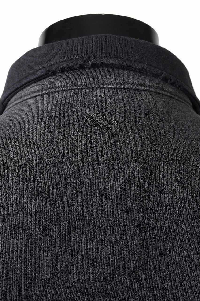 Professor.E AGED SINGLE POCKET JACKET (WASHED BLACK) - Image 11