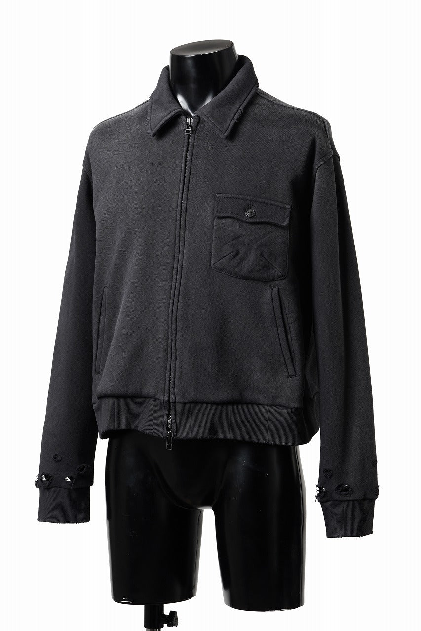 Professor.E AGED SINGLE POCKET JACKET (WASHED BLACK) - Image 5