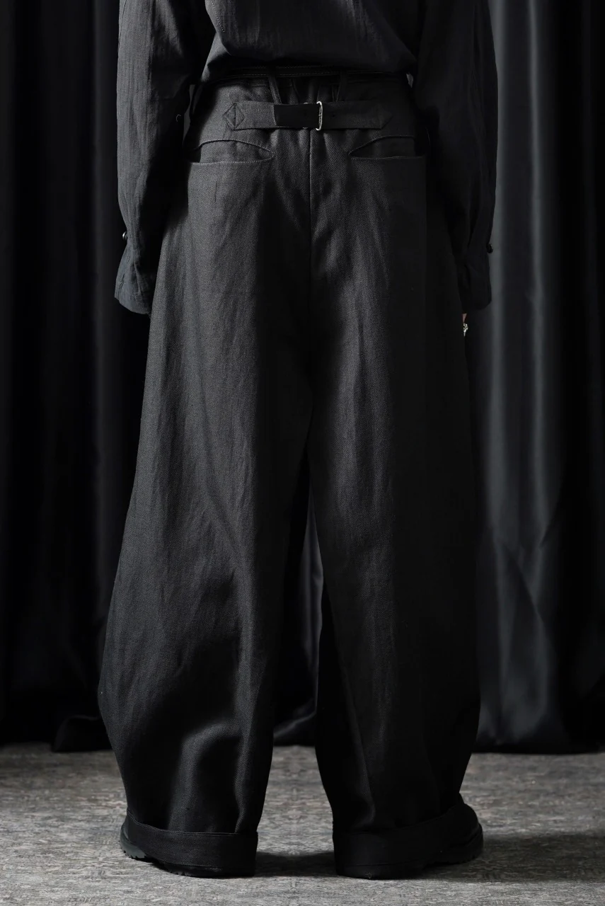 Professor.E BUTTON DRAFT PANTS (BLACK) - Image 11
