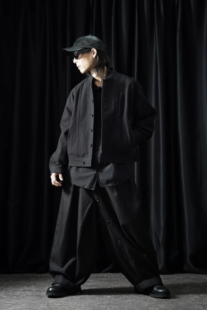 Professor.E BUTTON DRAFT PANTS (BLACK) - Image 3