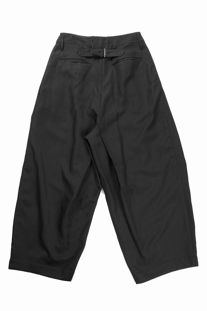 Professor.E BUTTON DRAFT PANTS (BLACK) - Image 4