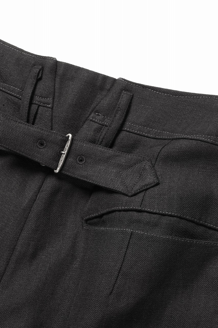 Professor.E BUTTON DRAFT PANTS (BLACK) - Image 8