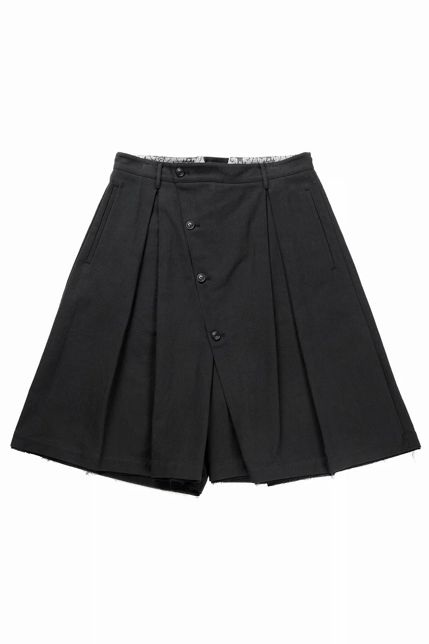 Professor.E BUTTON DRAFT SHORTS (BLACK) - Image 2