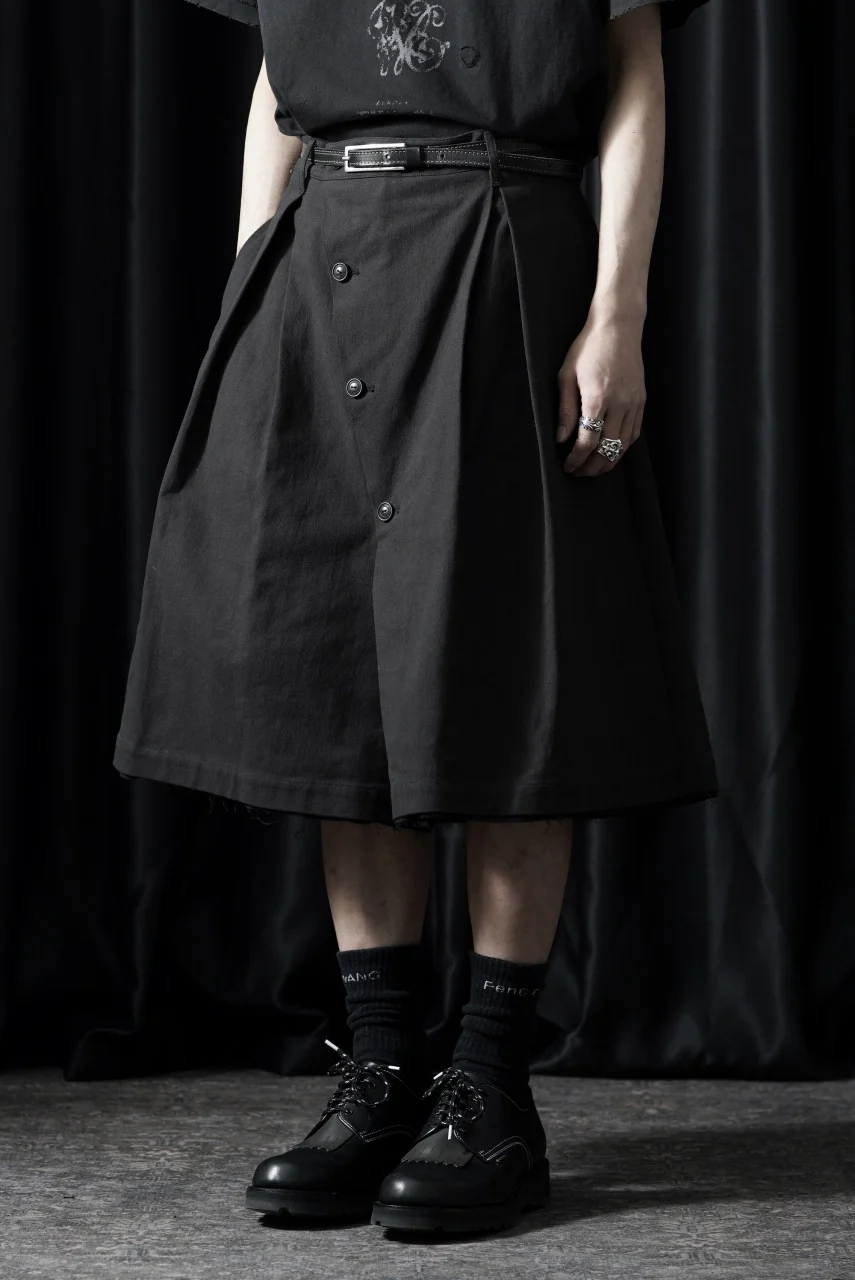 Professor.E BUTTON DRAFT SHORTS (BLACK) - Image 5