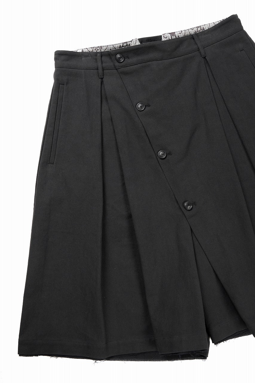 Professor.E BUTTON DRAFT SHORTS (BLACK) - Image 6