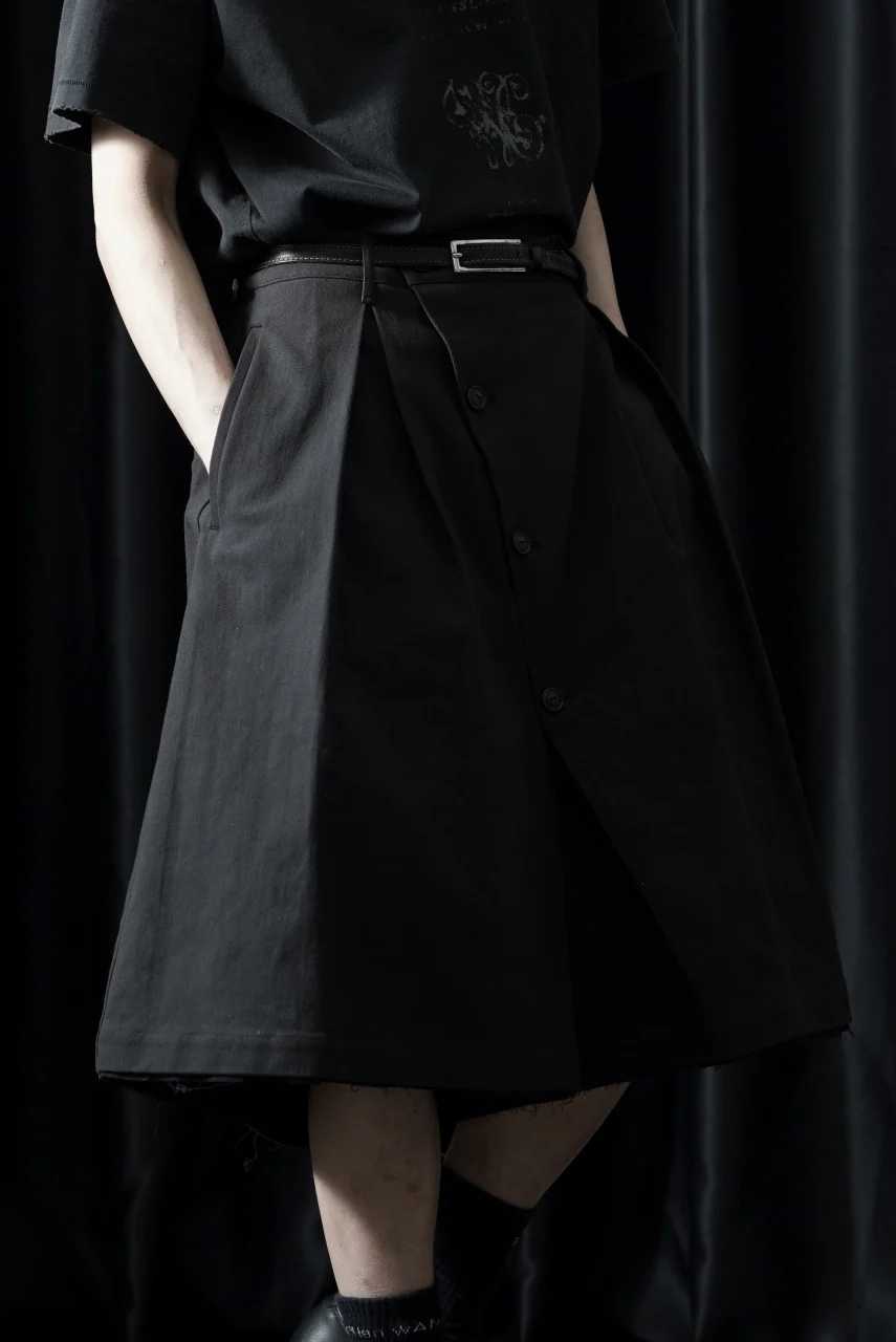 Professor.E BUTTON DRAFT SHORTS (BLACK) - Image 7