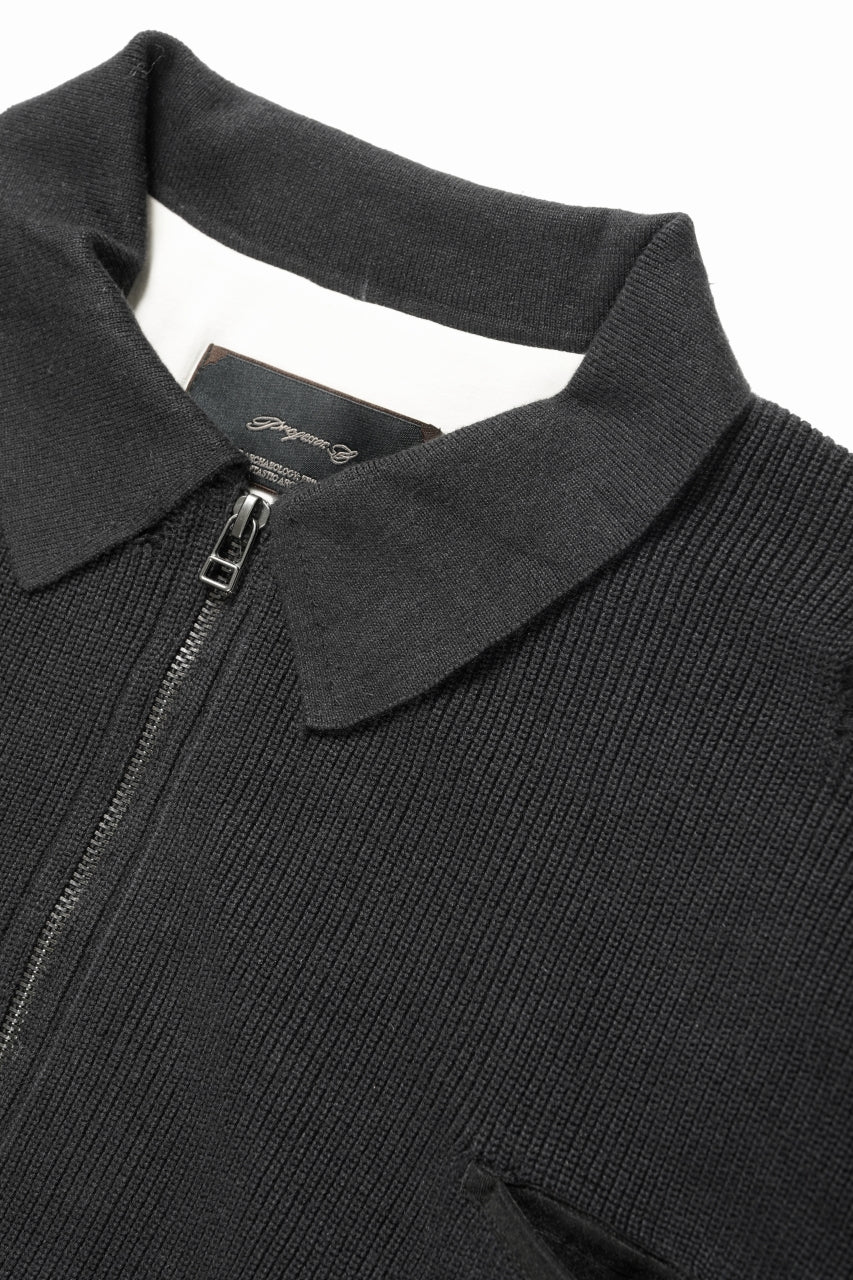 Professor.E DESTROYED KNIT JACKET (BLACK) - Image 9