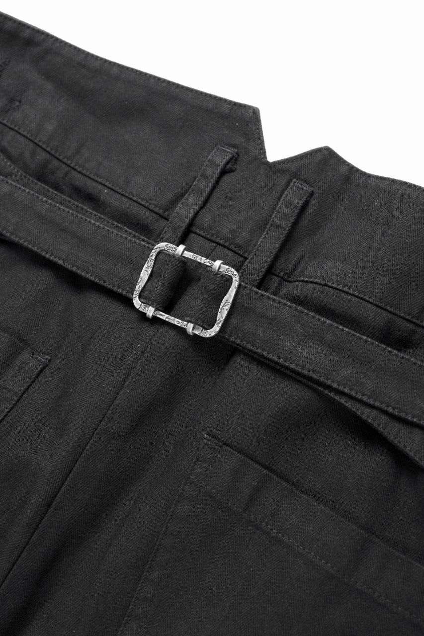 Professor.E DISTRESSED WORK PANTS (BLACK) - Image 9