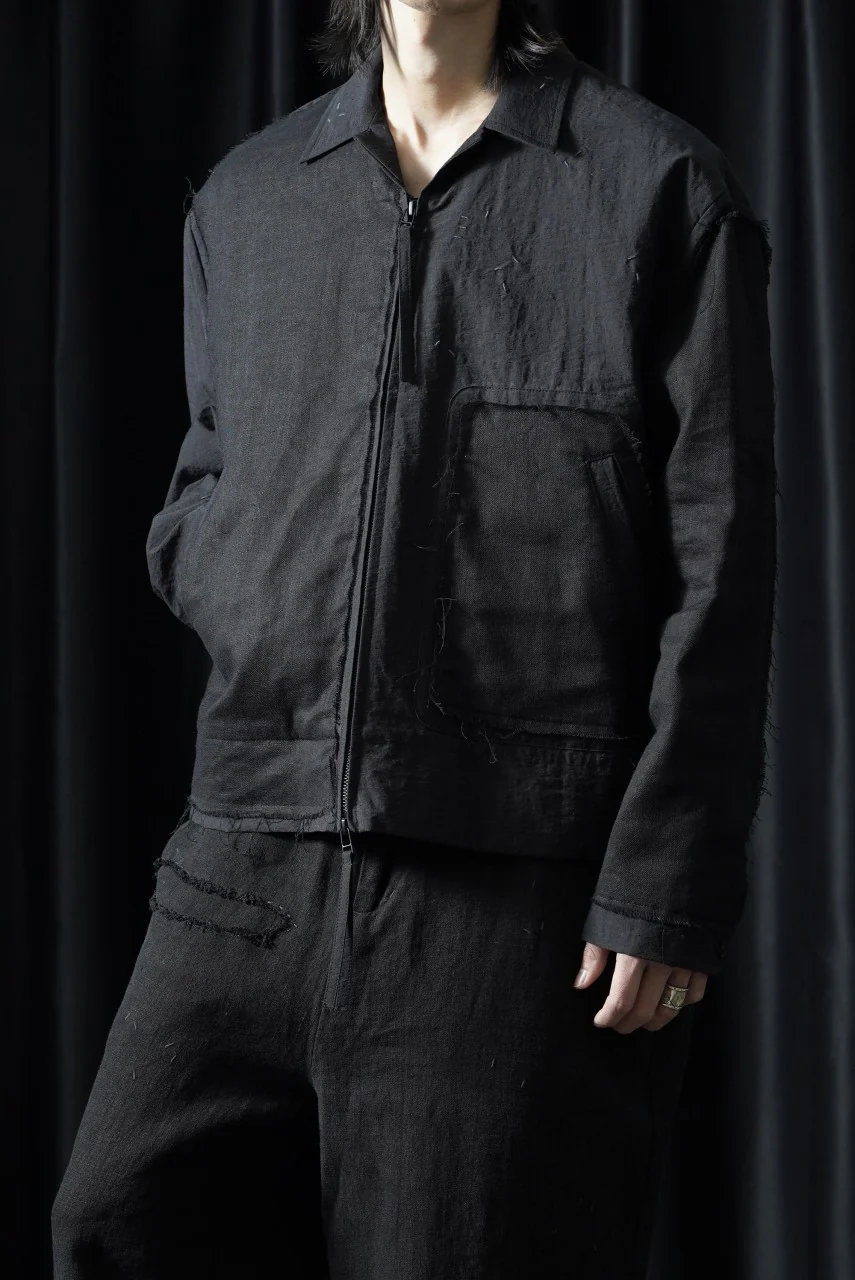 Professor.E DOTS COACH JACKET (BLACK) - Image 5