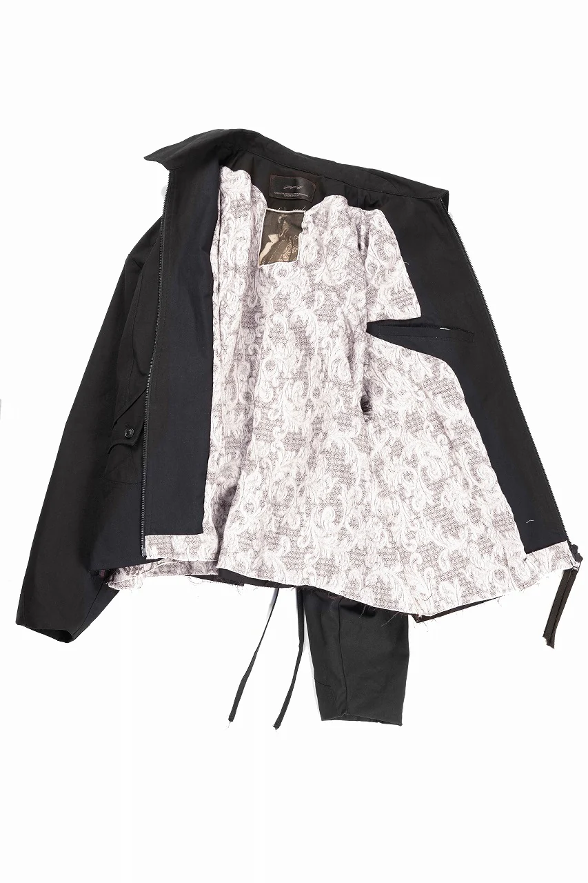 Professor.E DRAWSTRING COACH JACKET (BLACK) - Image 10