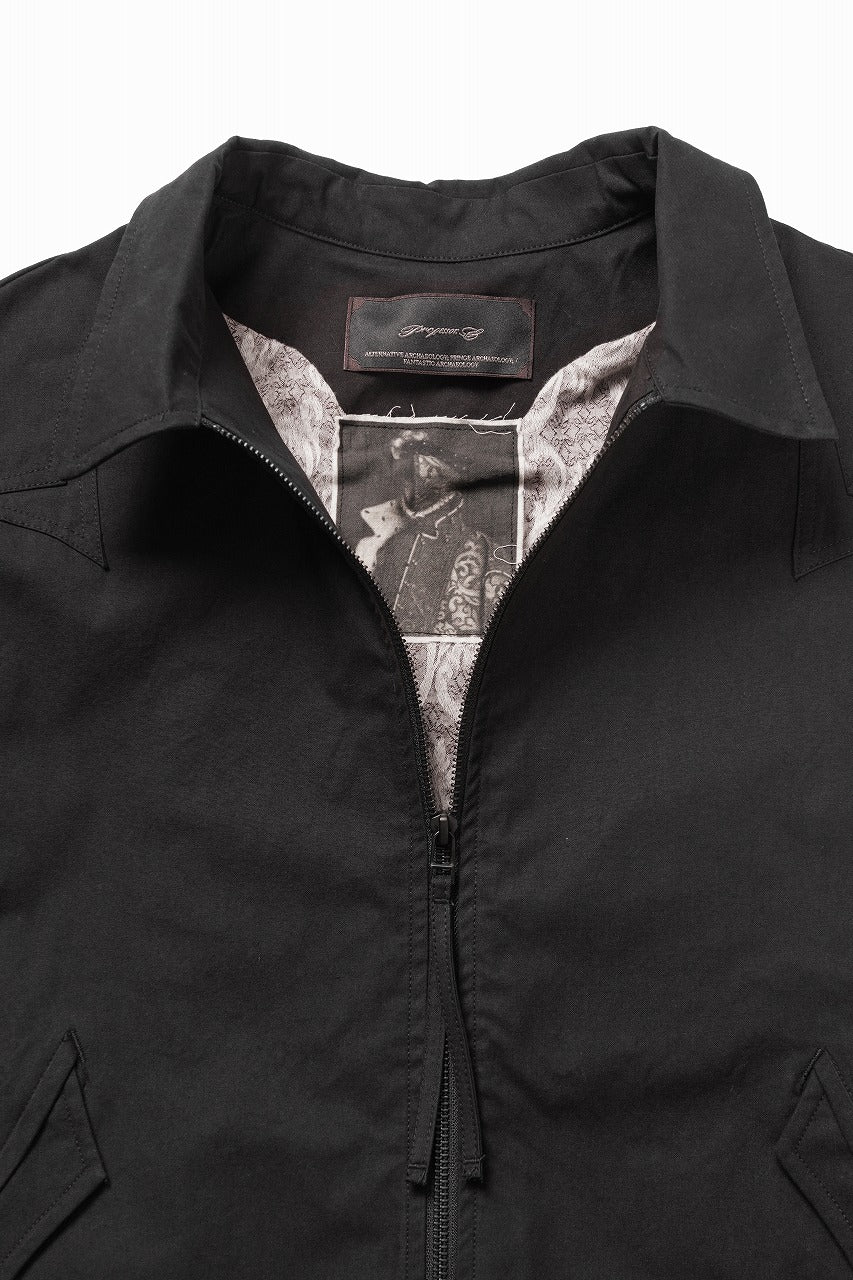 Professor.E DRAWSTRING COACH JACKET (BLACK) - Image 13