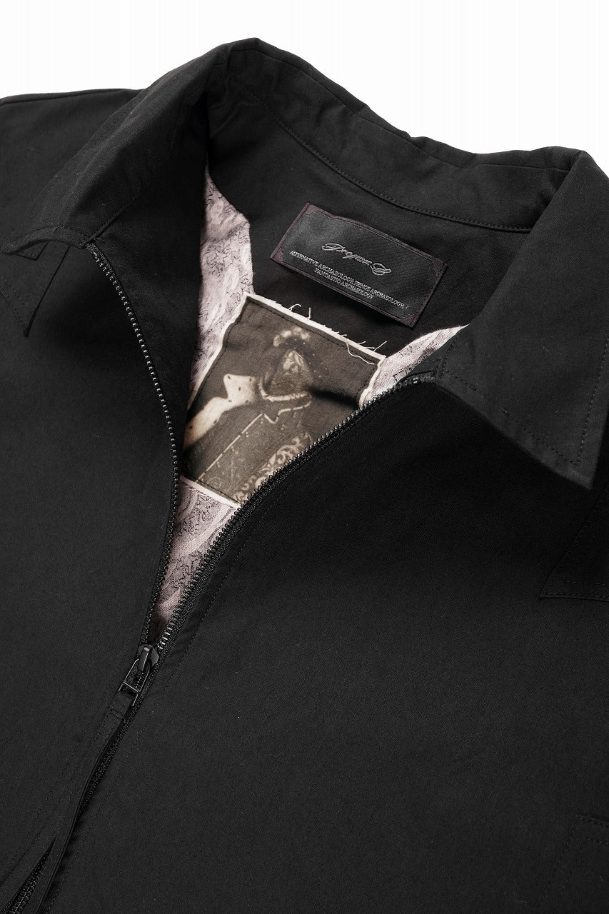 Professor.E DRAWSTRING COACH JACKET (BLACK) - Image 14