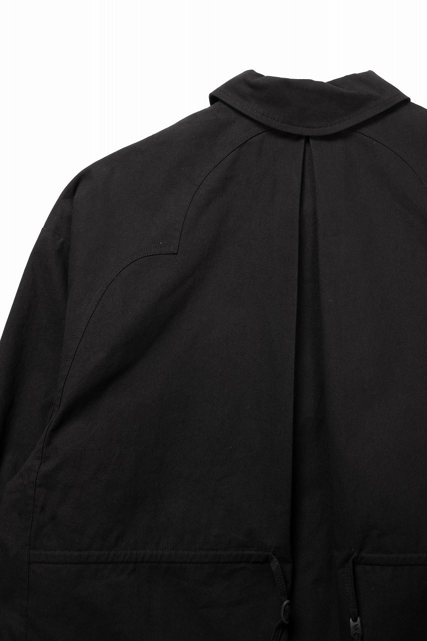 Professor.E DRAWSTRING COACH JACKET (BLACK) - Image 17