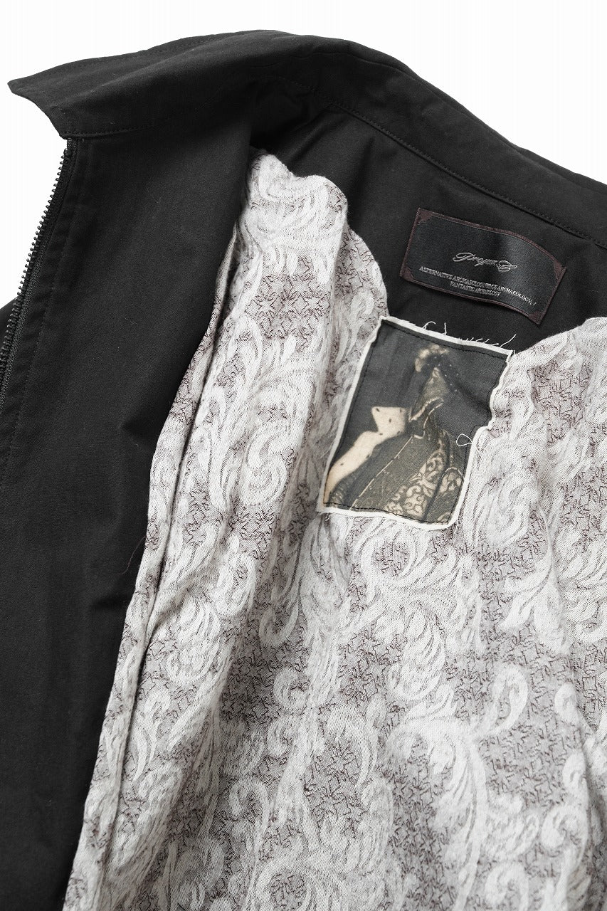 Professor.E DRAWSTRING COACH JACKET (BLACK) - Image 20