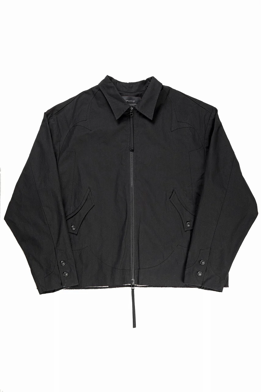 Professor.E DRAWSTRING COACH JACKET (BLACK) - Image 7