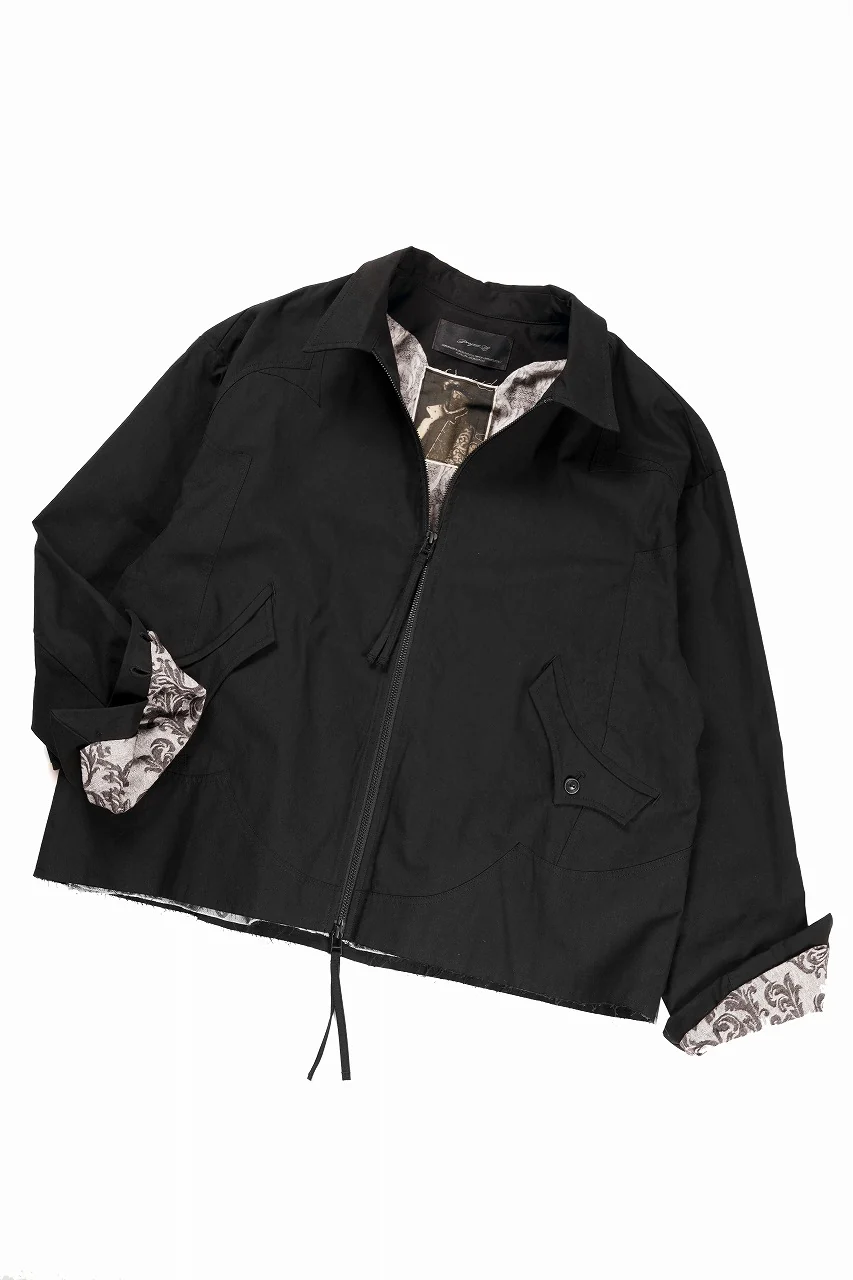 Professor.E DRAWSTRING COACH JACKET (BLACK) - Image 8
