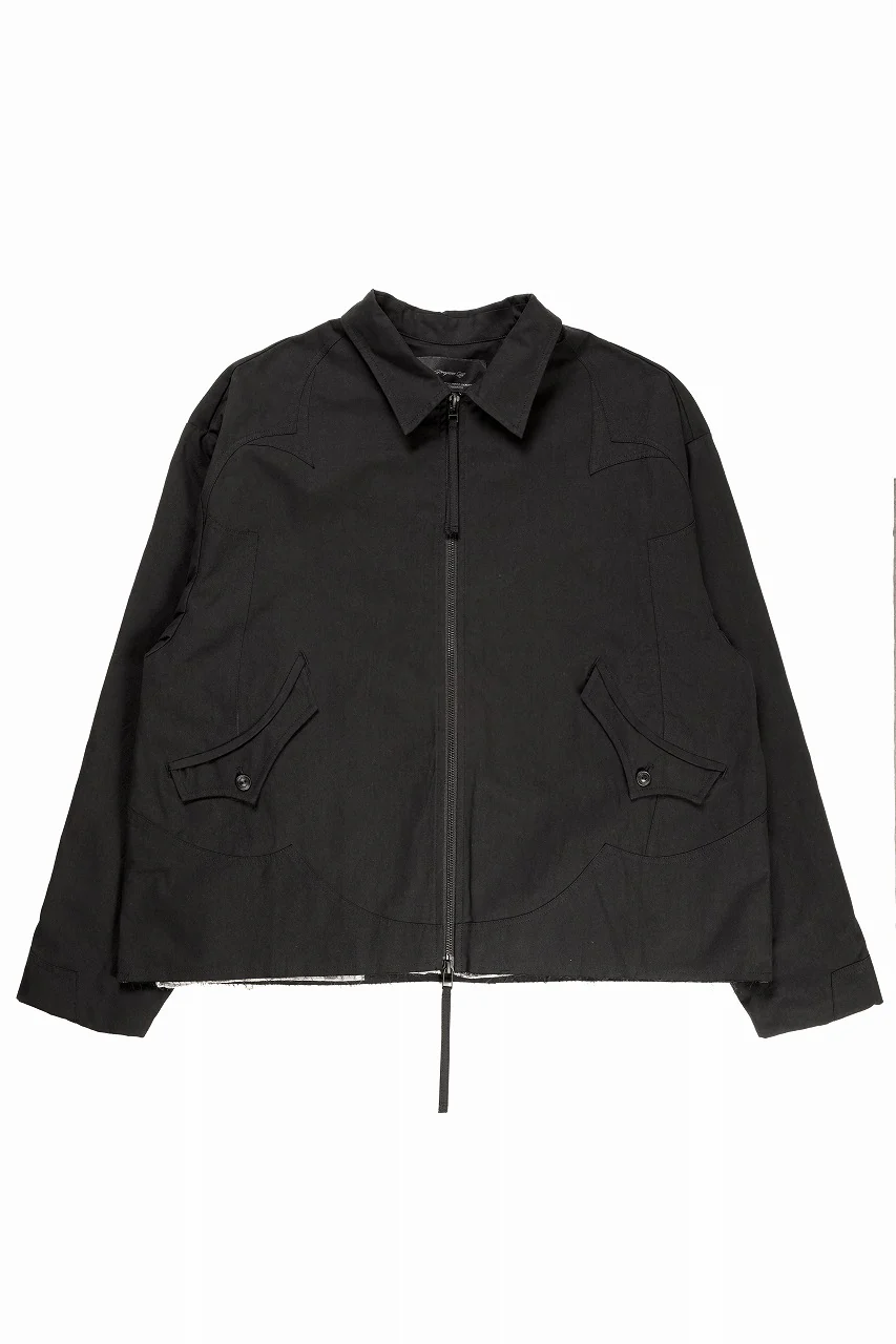 Professor.E DRAWSTRING COACH JACKET (BLACK) - Image 9