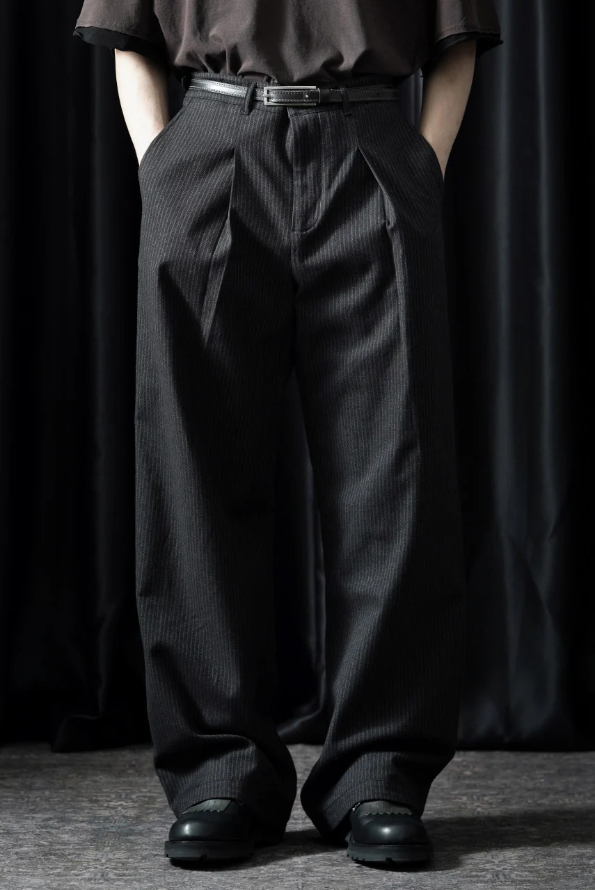 Professor.E E’TRIPED PANTS (BLACK) - Image 3