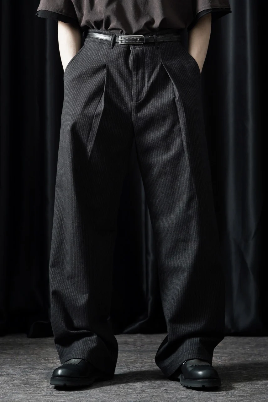 Professor.E E’TRIPED PANTS (BLACK) - Image 4