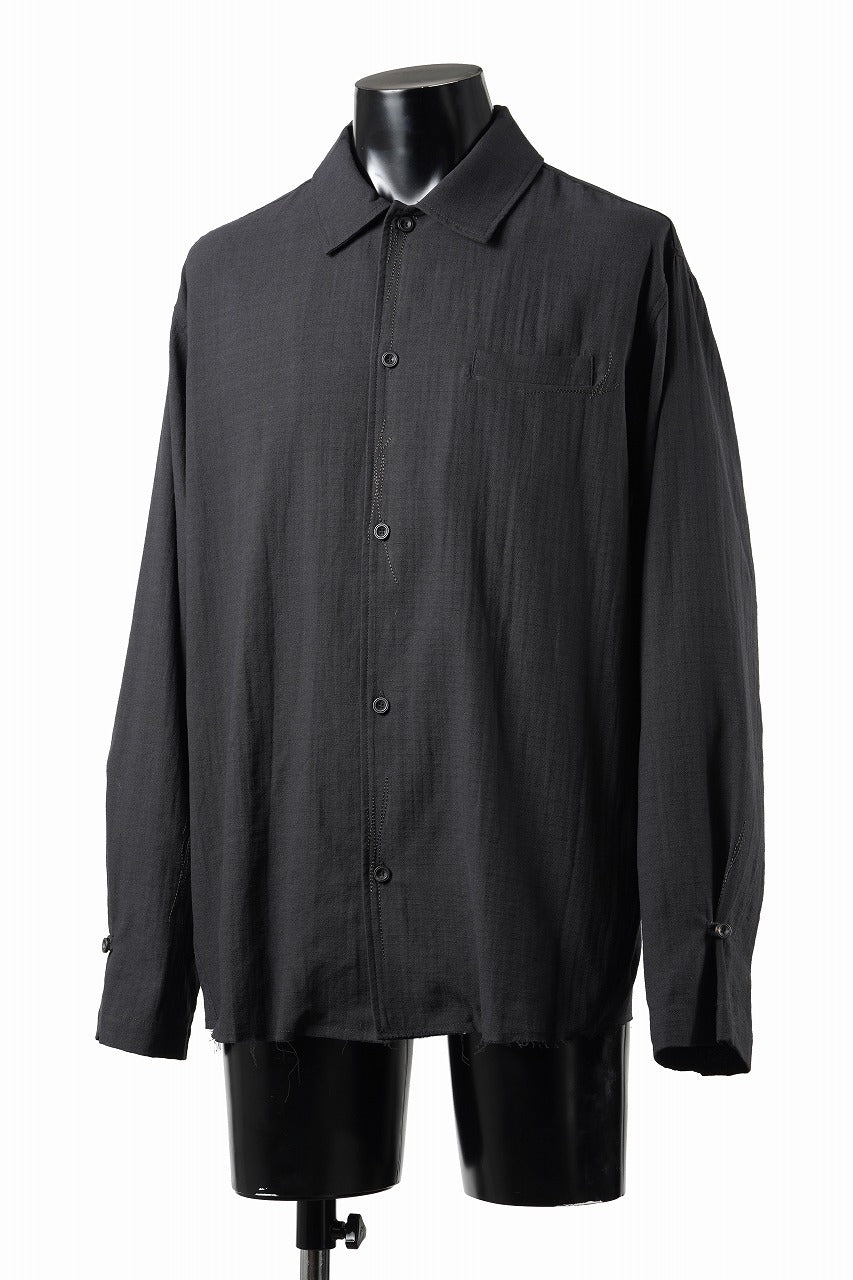 Professor.E EMBROIDERED SHIRT (BLACK) - Image 4