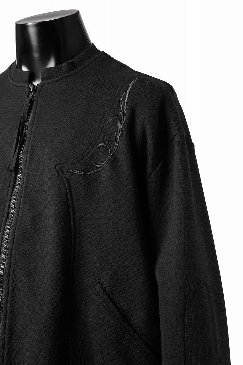 Professor.E EMBROIDERED ZIPPER JACKET (BLACK) - Image 8