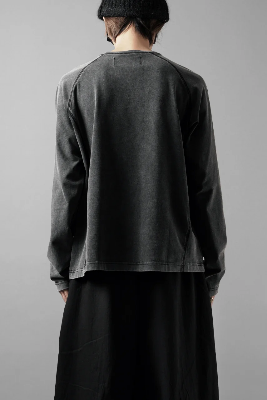 Professor.E FADED HENLEY L/S TEE (BLACK) - Image 15