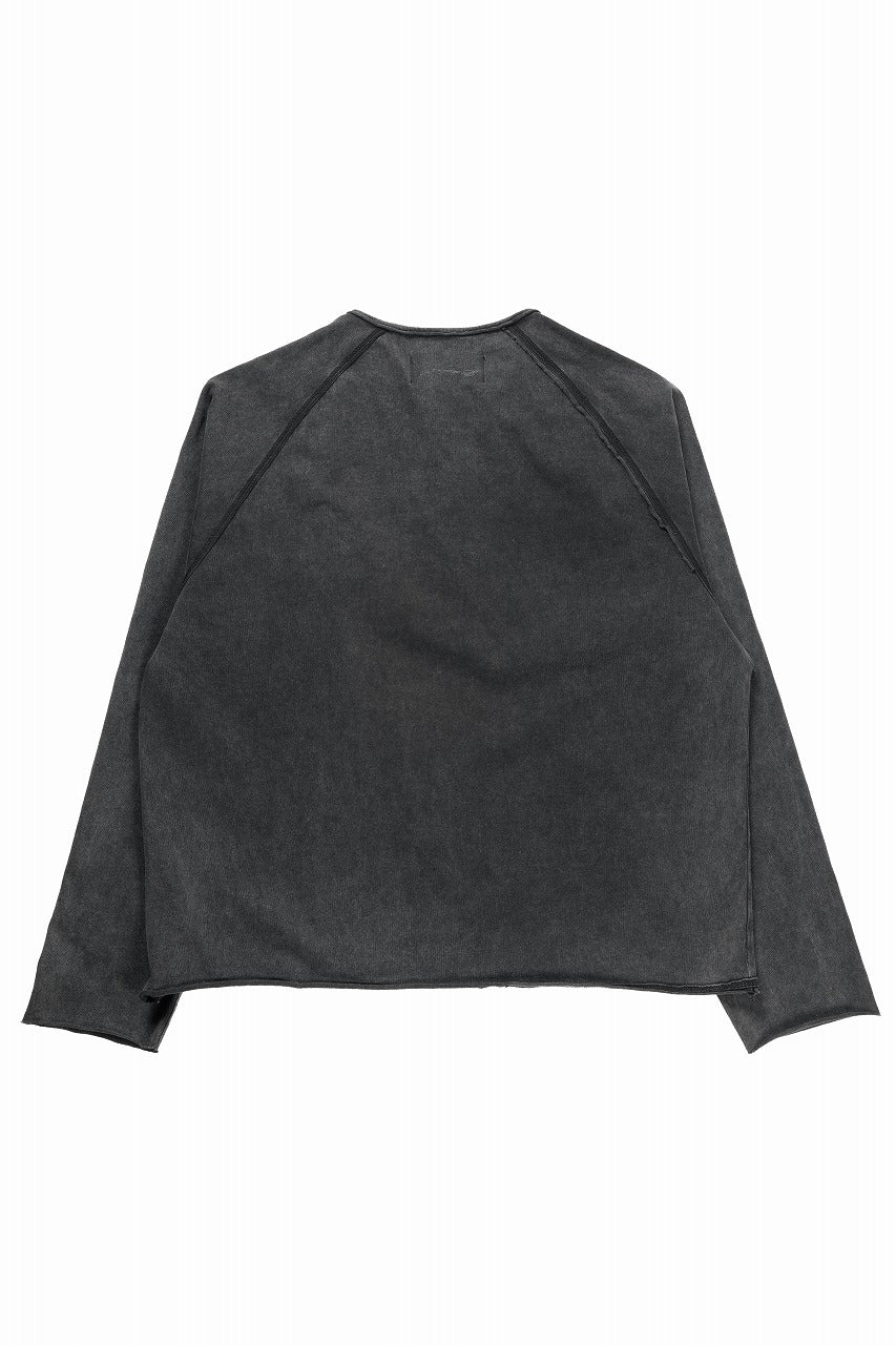 Professor.E HENLEY L/S TEE (COLD DYED GREY) - Image 6