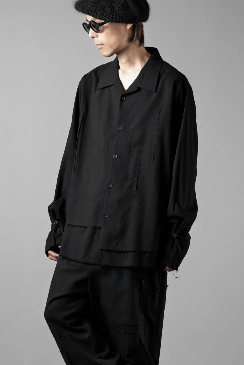 Professor.E LAYERED SHIRT (BLACK) - Image 16