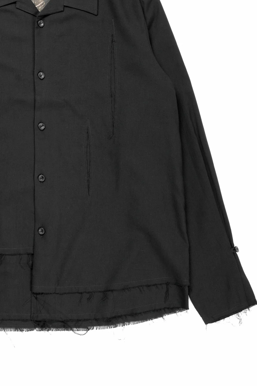 Professor.E LAYERED SHIRT (BLACK) - Image 5