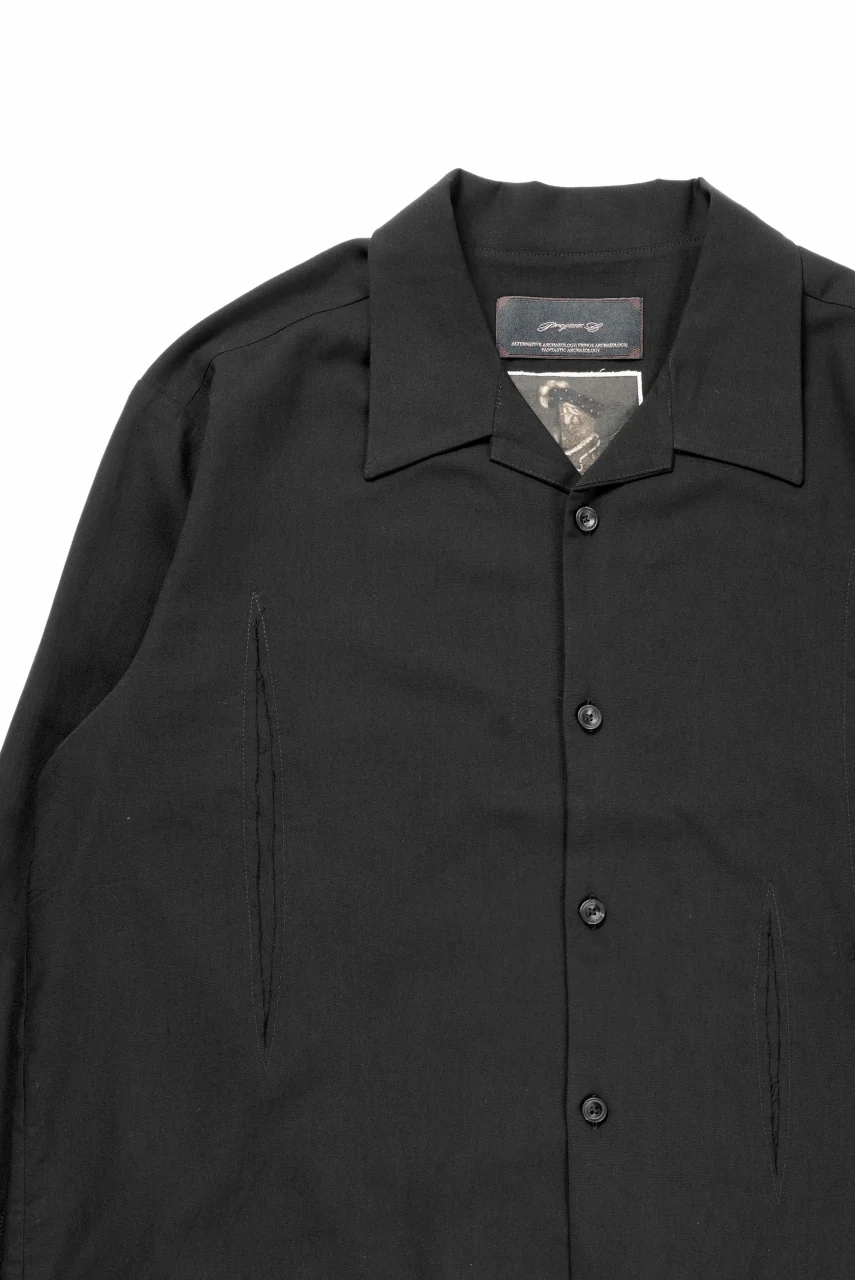 Professor.E LAYERED SHIRT (BLACK) - Image 8