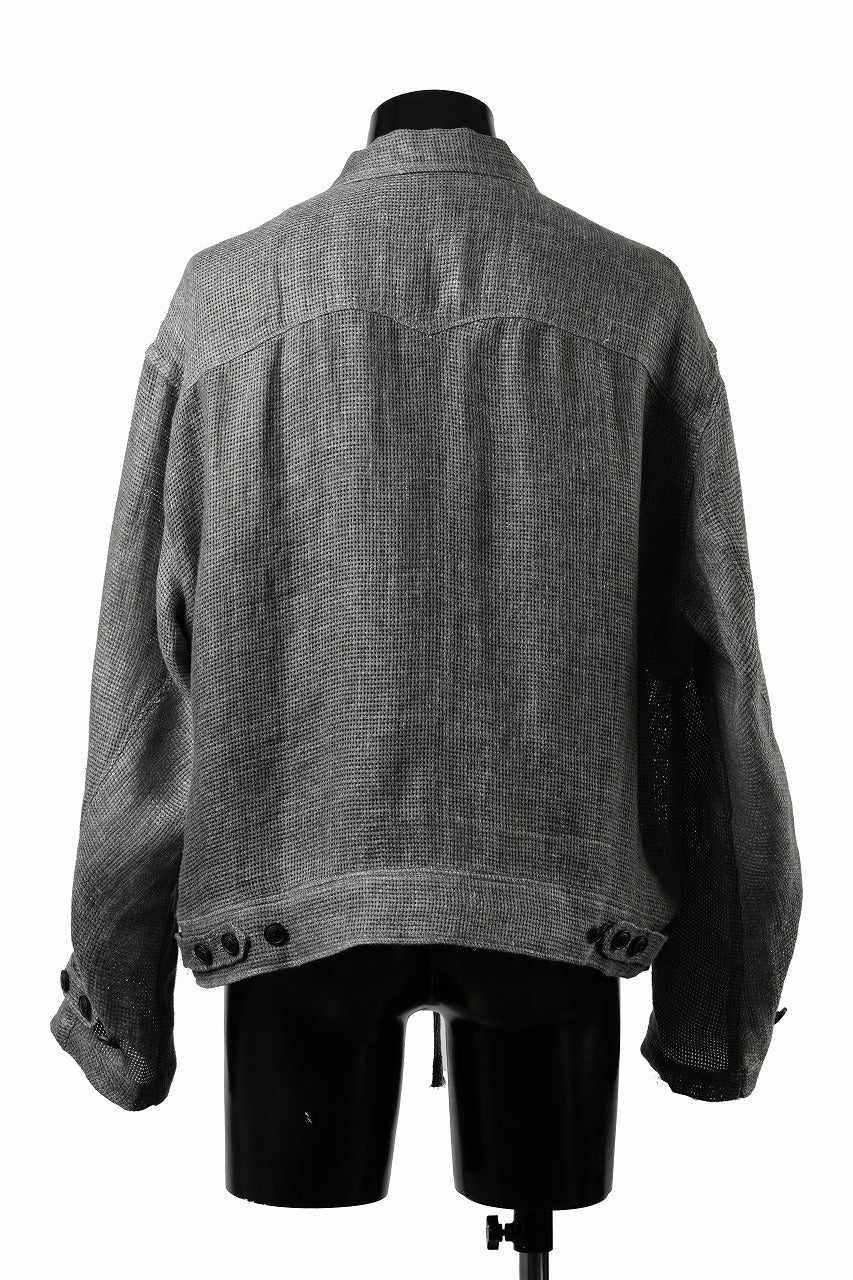 Professor.E MESH BOMBER JACKET (GREY) - Image 10