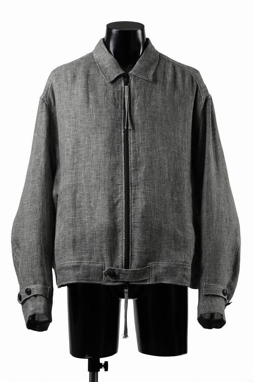 Professor.E MESH BOMBER JACKET (GREY) - Image 2
