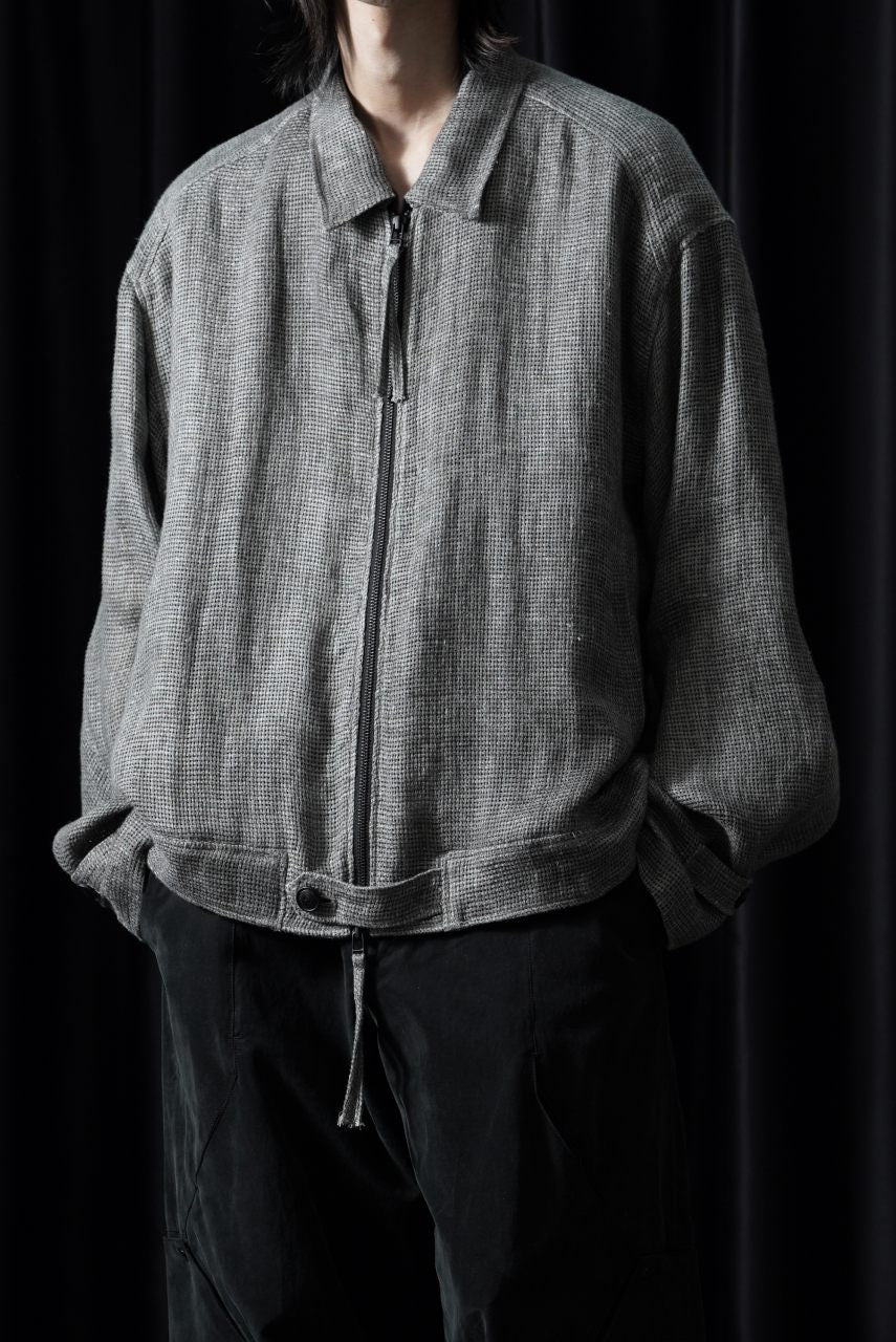 Professor.E MESH BOMBER JACKET (GREY) - Image 3