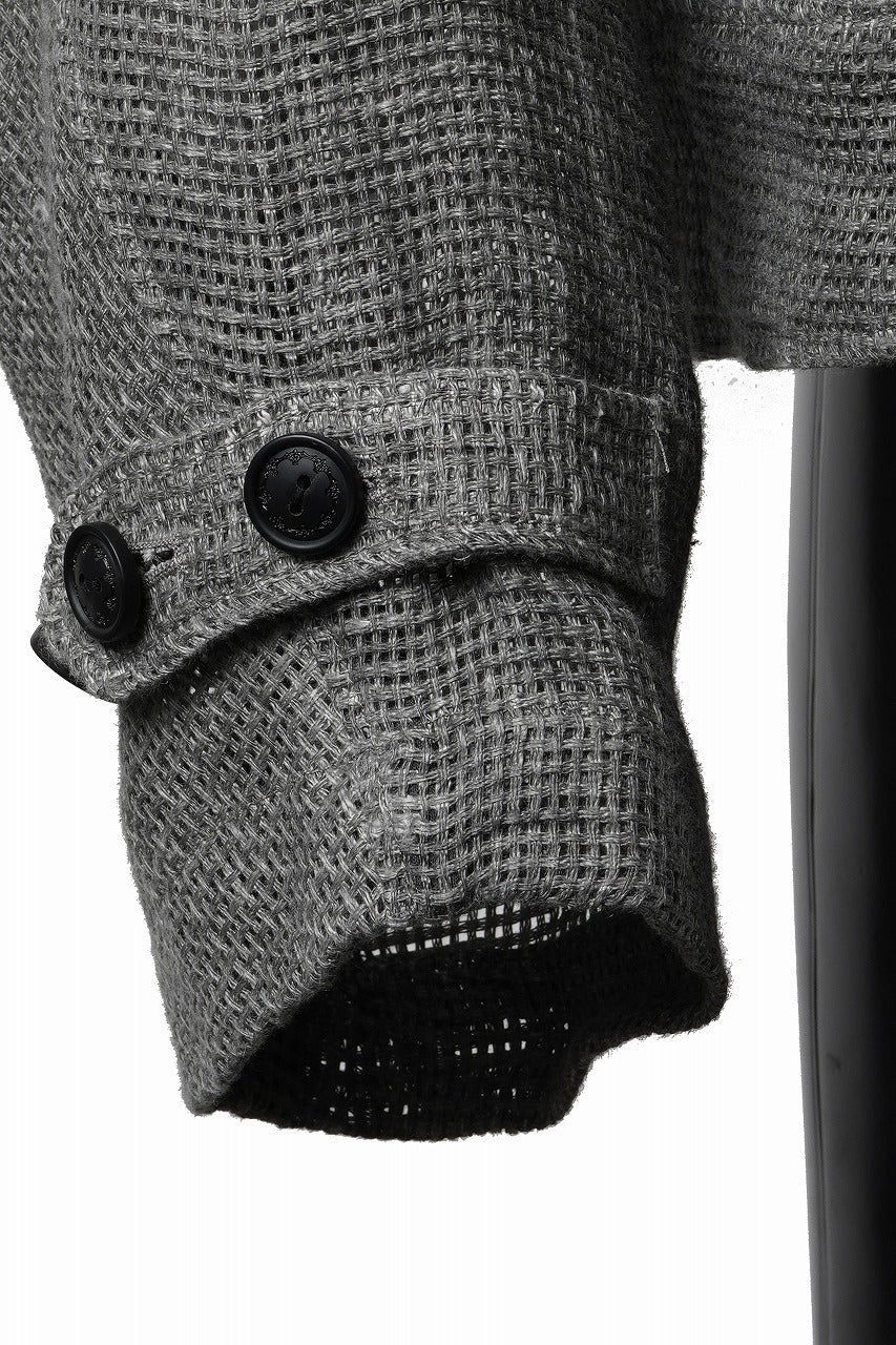 Professor.E MESH BOMBER JACKET (GREY) - Image 4
