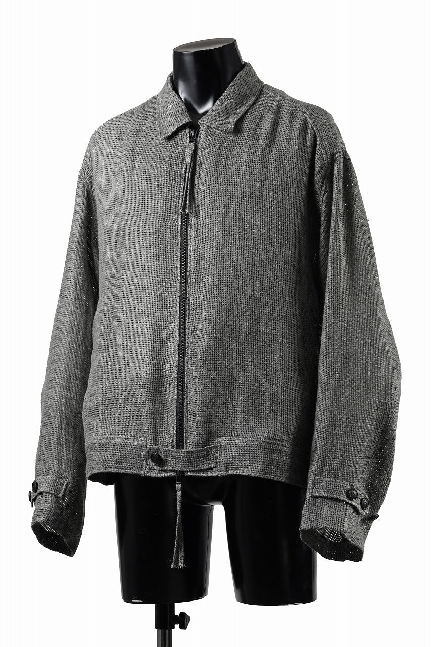 Professor.E MESH BOMBER JACKET (GREY) - Image 5