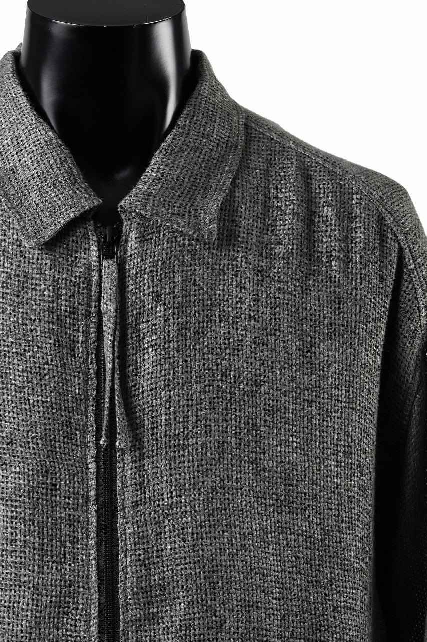 Professor.E MESH BOMBER JACKET (GREY) - Image 7
