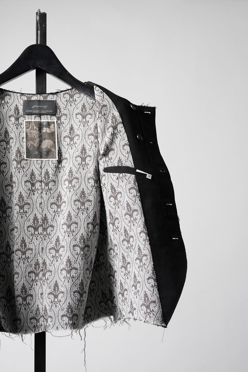 Professor.E PATCHWORK WAISTCOAT (BLACK) - Image 10