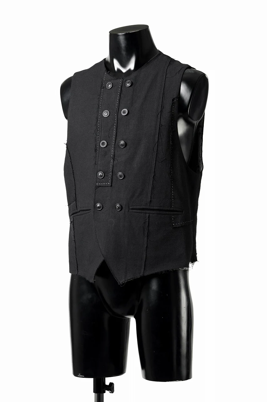 Professor.E PATCHWORK WAISTCOAT (BLACK) - Image 11