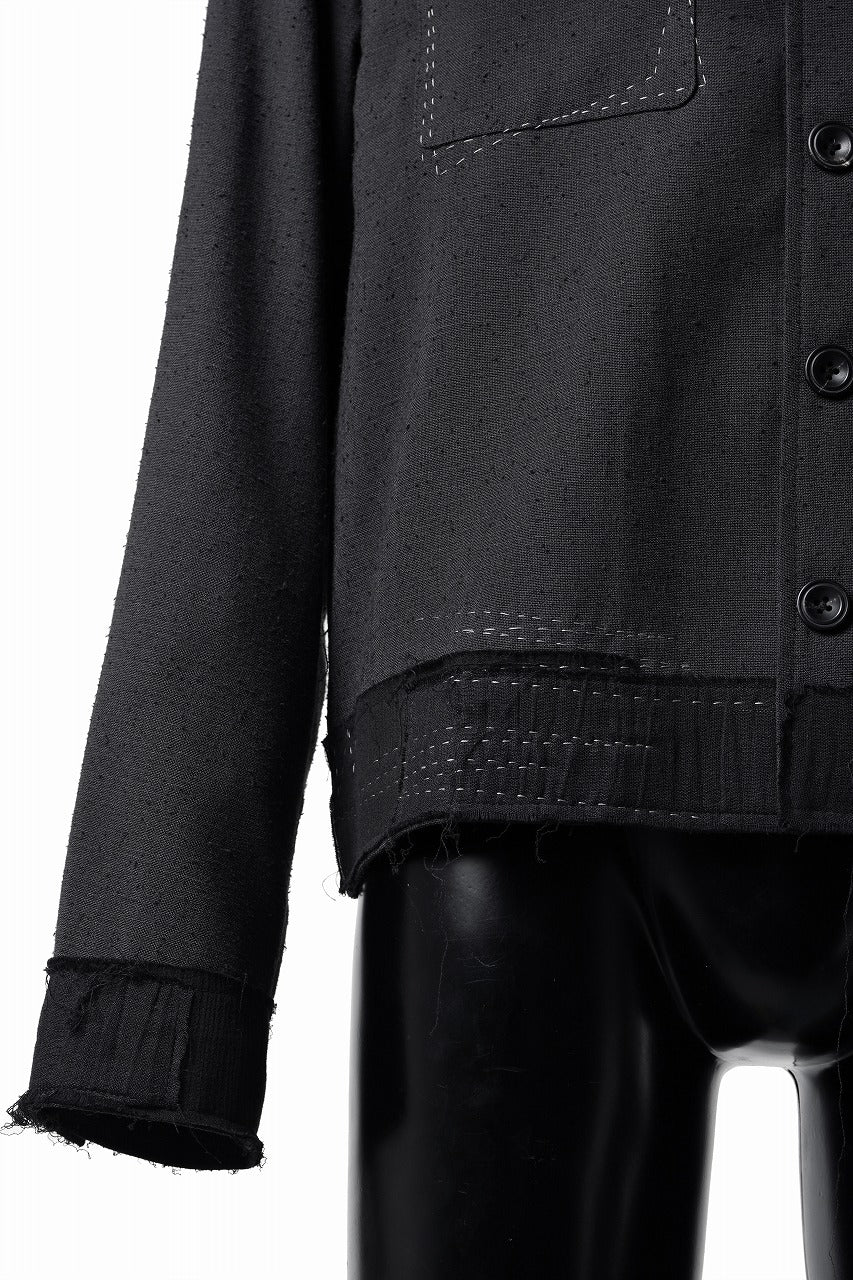 Professor.E STITCH WORK JACKET (BLACK) - Image 17